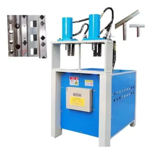 SS Pipe Round Square Hole Punching Machine Carbon Steel Cutting and Punching Machine Semi Automatic Punching Machine
