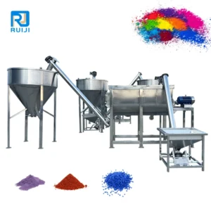 SUS304 Automatic Instant Coffee and Milk Powder Ribbon Mixer 1000L AC Motor Blender for Food and Chemicals Processing