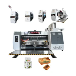 SYKM High Precision 1 5 Color Flexo Printer for Corrugated Board