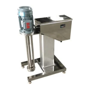 Sanitary Movable High Shearing Emulsifying Mixer Electric Lifting Type Homogenizer Cosmetic Cream Essence Oil Mixer Machine