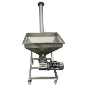 Screw Auger Feeder Conveyor with Hopper Pipe Screw Auger Feeder Stainless Steel Screw Conveyor Machine Automatic Upper Hopper