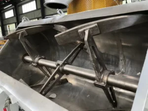 Sealed Type Stainless Steel Horizontal Mixer Uniform Blending Equipment for PVC Compounding 1000kg Capacity Plastic Mixer