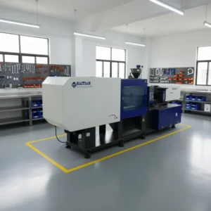 Second Hand Hydraulic Injection Molding Machine 200 Ton 411g Injection Weight 174g s Injection Rate Horizontal