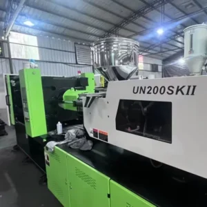 Second Hand UN120SKII 120T Horizontal Hydraulic Injection Moulding Machine PLC Pump for High Efficiency PE PET PVC