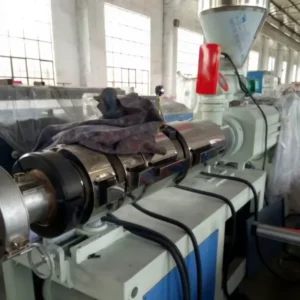 Second hand 90% New PVC Twin screw Extruder Pipe Profile Sheet Sale Transfer Stable Performance Advanced Technology 1 Year