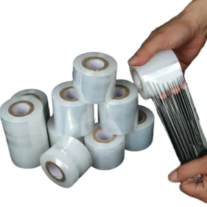 Self-Adhesive LLDPE Pallet Stretch Film Moisture Proof Soft Transparent Digital Printing Water Soluble Machine Plastic