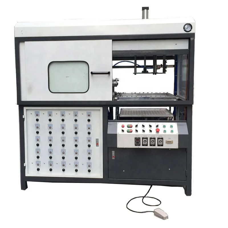 Semi Automatic Blister PP PET Food Container Box Vacuum Thermoforming Machine for Blister Clamshell Packing
