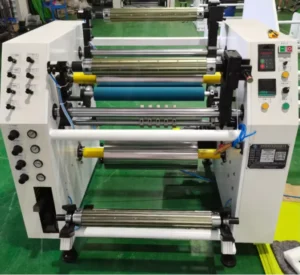 Semi Automatic Cling Film Aluminum Foil Roll Rewinding Machine