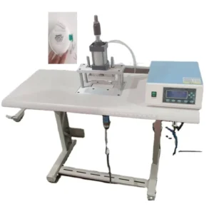 Semi Automatic KN95 Folding Mask Edge Sealing Machine 2000W Ultrasonic Welding Machine for Face Mask Sealing