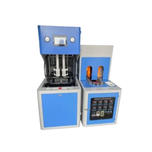 Semi Automatic PET Blow Molding Machine with PLC Pump Motor 600-1000BPH Capacity 2 Cavity for Small Business Ideas