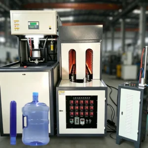 Semi Automatic PET PC Stretch Blow Moulding Machines Plastic Blowing Machines for 5 Gallon 18liter 19 Liter 20L Water Bottle