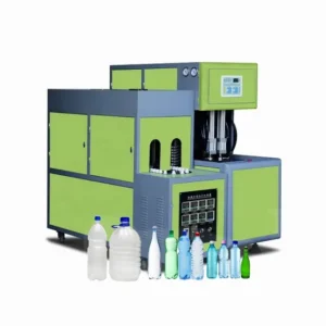Semi Automatic PET Stretch Blow Moulding Machine with Multi Function Microcomputer Control Low Scrap Rate for Barrel Bottles
