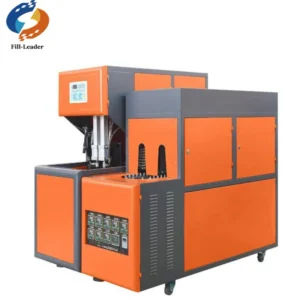 Semi automatic PET Plastic Bottle Molding Machine with PLC and Bearing 2000BPH Capacity