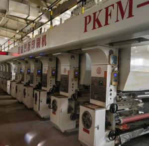 Shengchuang Parker Brand Fully Automatic Gravure Printing Machine Model 1250mm 11A Color