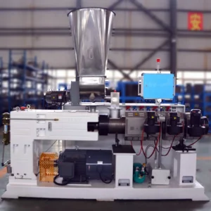 Shenzhen HYPET Conical Twin Screw Extruder for PVC Pipe Full Production Machine