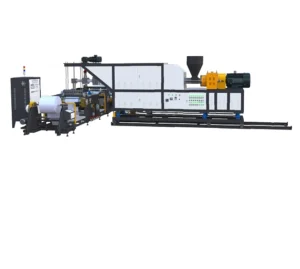 Shoes Backcounter Sheet Calendar Casting Coating Extrusion Machine Hot Melt Film Making Machine with Spunlace Nonwoven