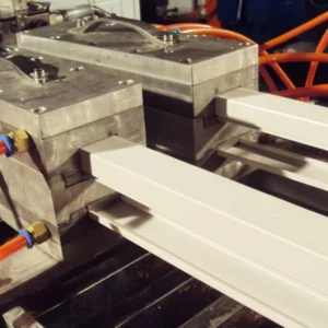 Side Groove Slotting Holes Punching PVC UPVC Electric Wire Duct Cable Tray Extrusion Making Machine