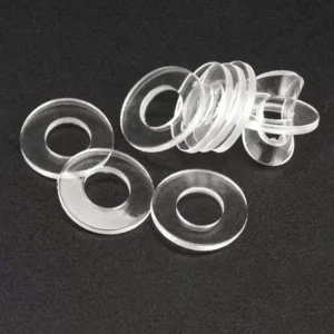 Silicone Flat Washer Rubber Waterproof PVC Shim Washer Transparent Gasket Customized All Size Clear Plastic Flat Washer