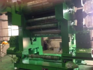 Silicone Plastic Calender Automatic Rubber Turning Machine Vertical Four-Roll Rubber Calender (Rubber Sheet Making Machine)