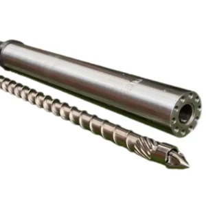 Single Bimetal Screw Barrel (38CrMoAIA 58-60 HRC) for Injection Molding Plastic Rubber Machinery Parts