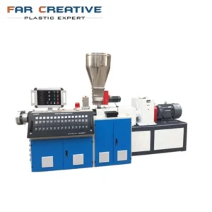 Single Double Screw Extruder PVC Pelletizer Machine