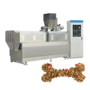 Single Double Screw Extruding Line Pet Food Extruder Machine for Dog Snack Cat Food Fish Feed