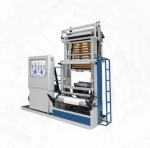 Single Layer Mini Stretch HDPE LDPE PE Film Extruder Agriculture Polyethylene Plastic Film Blowing Machine 30kg/h Output