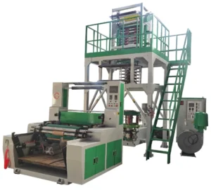 Single Layer Single Winder PE Film Blowing Machine LDPE HDPE Plastic Film Extruder for Shopping Bag Garbage Bag Making