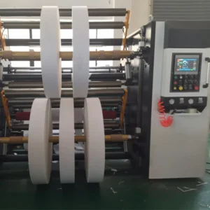 Single PE Coated Stock Paper Jumbo Roll Slitting Rewinding Machine for Coating Laminating Material Rolls Converting Manufacturer