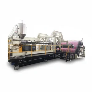 Single Screw Automatic PP PE HDPE Film Sheet Making Machine for Waterproof Membrane Shower Flooring Wire High Capacity