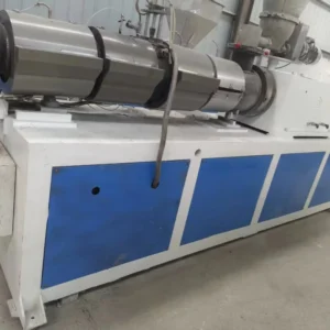 Single Screw Counter Rotating Conical Twin Screw Extruder 380V 2.35×3.22×1.85m High Productivity Automatic Machine