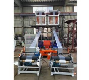 Single Screw Double die Head PE Film Blown Extrusion Machine