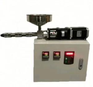 Single Screw Energy Saving Small Extruder Lab PP ABS PA PC PA66 PEEK PVC POM Mini Extruder Machine Wire Straw Pelletizing PE