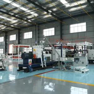 Single Screw Extruder Line PLC Controlled High Productivity for LLDPE Plastic and Rubber Filament Wire Bar Production