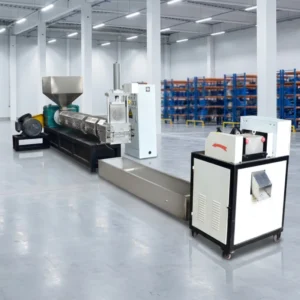 Single Screw Extruder Waste Plastic Pet PP PE LDPE Raffia Bag Plastic Dana Pellets Granules Making Pelletizing Recycling Machine