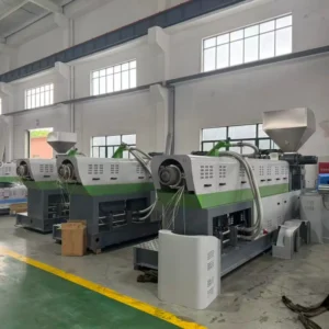 Single Screw Extruder Waste Plastic Recycling Granulating Line Water Ring Strand Cutting Pellet Making Machine