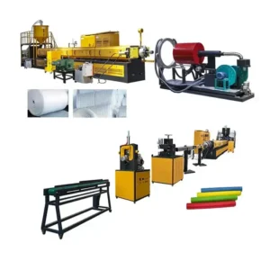 Single Screw PE EPE Foam Sheet Extruder Anti Shrinkage Pipe Mattress Profile Film Making Variable Density