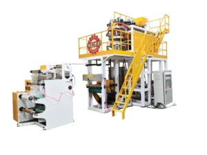 Single Screw PP Blown Film Machine Water Cooled Extruder for Polypropylene Film