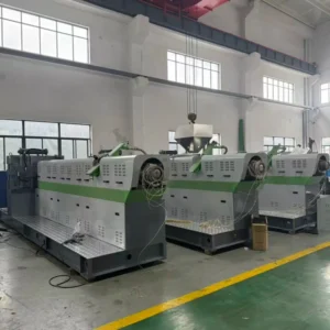 Single Screw PP PE Plastic Pelletizer Extruder Low Failure Waste Plastic Regranulating Equipment