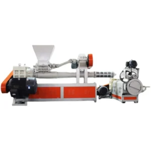 Single Screw PVC Membrane Plastic Granule Making Machine PE PP Waste Plastic Regeneration Extruder Forced Feeding Pellets