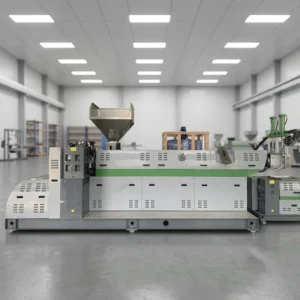 Single Screw Pelletizer for PP PE Waste Film Rigid Plastic Recycling