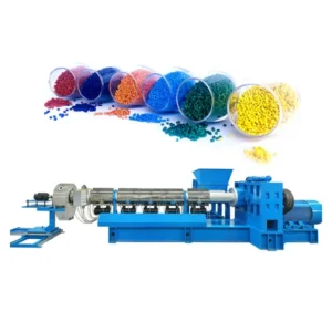 Single Screw Plastic Pellet Machinery for Hookah Shisha Corrugated Pipe Hose