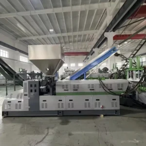 Single Screw Waste Plastic Recycling Pelletizing Machine for PP Woven Bag Film Granule Making Production Line