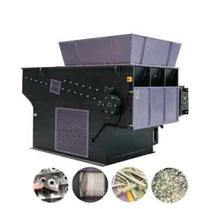 Single Shaft Automatic Plastic Pipe Shredder Machine with High Productivity Recycling Crusher
