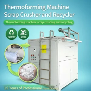 Single Shaft Motor Plastic Recycling Film Crusher Machine PET PP HDPE Waste Recycling with Tungsten Steel Blades Energy Saving