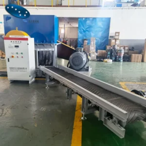 Single Shaft PP PE HDPE Pipe Shredder Machine Energy Saving & High Safety 55kW 220V 380V 440V Stainless Steel Blades