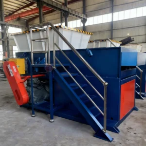Single Shaft Plastic Film Shredder Multi Functional Single Axis Plastic Pipe Shredder Garbage Crushing Equipment