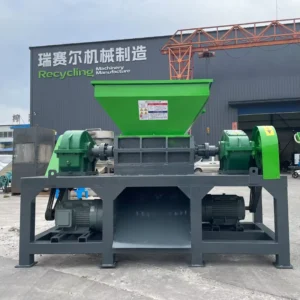 Single Shaft Plastic Waste Recycled Shredder Machine Shred Production Line Machinery