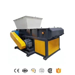 Single Shaft Shredder Industrial Waste Plastic Shredder Motor 380V 11KW Portable