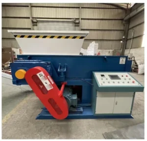 Single Shaft Shredder Machine for Plastic Pipes Film Lumps High Torque Low Noise Crusher